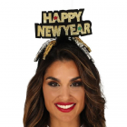 Haarband happy new year - goud 